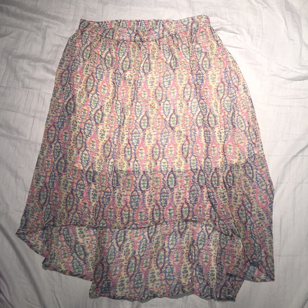 Multicolored skirt
